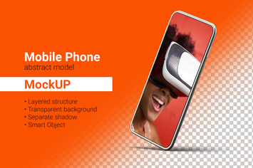 Smartphone Mockup Mobile phone abstract model