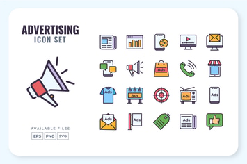 Advertising Icon Set