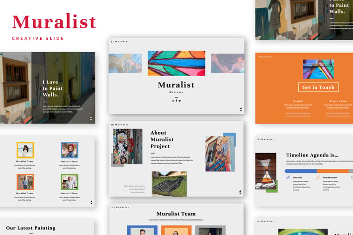 Muralist Creative Powerpoint