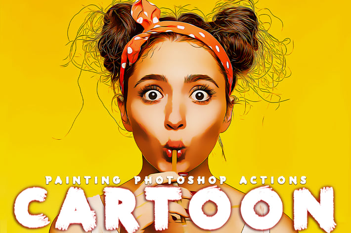 Cartoon  Photoshop Action