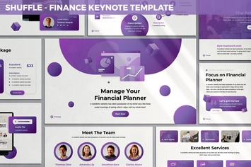 Shuffle - Finance Keynote Template
