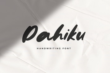 Dahiku - Handwriting Font