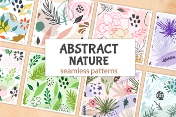 Abstract Seasonal Floral Patterns