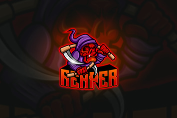 Reaper - Mascot & Esport Logo