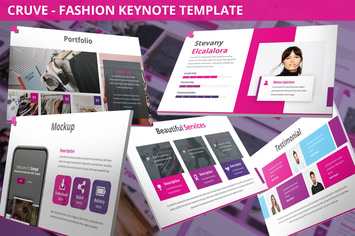 Cruve - Fashion Keynote Template