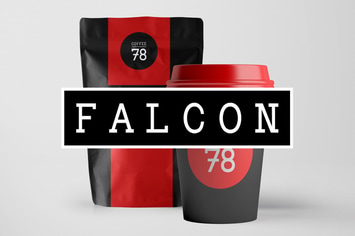 FALCON - Hybrid Slab-Serif / Mechanistic Typeface