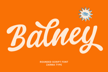 Balney - Rounded Script Font