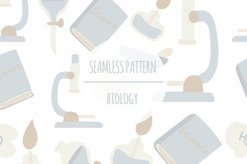 Biology – Seamless Pattern