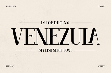 Venezula Stylish Serif Font