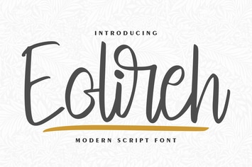 Eolireh | Modern Script Font