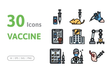 30 Vaccine Icons