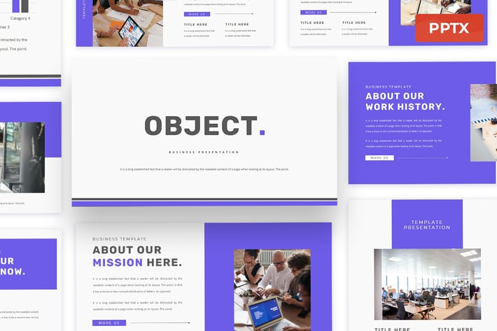 Object - Business Powerpoint Presentation Template