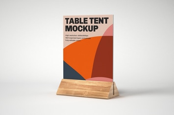 Table Tent Mockup