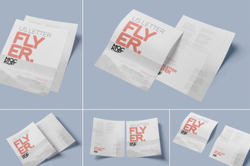 US Letter Flyer Mock-Up