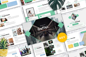 Gaffei - Company Profile Keynote Templates