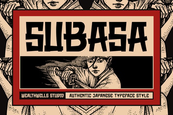 Subasa Modern Japanese Style Font