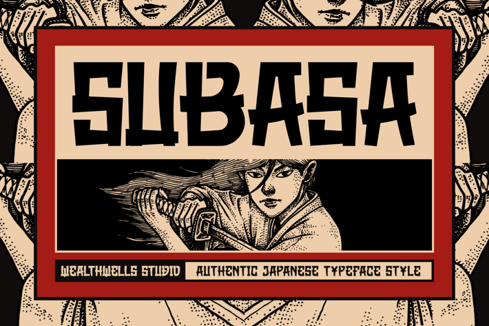 Subasa Modern Japanese Style Font
