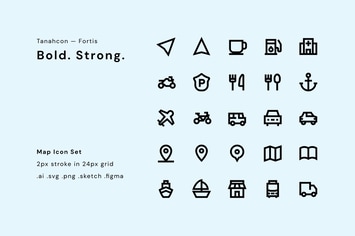 UI Icon Set - Map