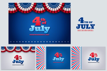 July 4th Backgrounds