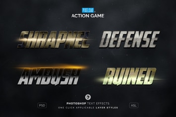 Action Game Text Effects 02