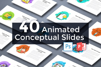 40 Animated Conceptual Slides for Powerpoint p.4