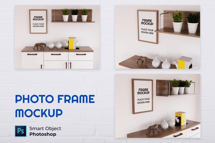Blank Photo Frame Mockup