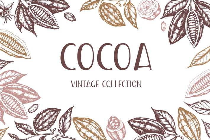 Vintage Vector Cocoa Set
