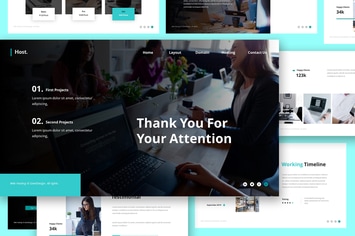 Host Web Hosting Keynote Template