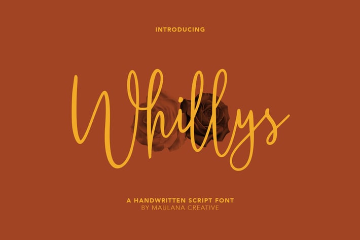 Whillys Script Font