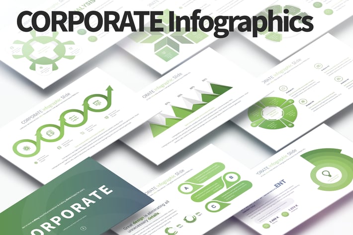 CORPORATE - PowerPoint Infographics Slides