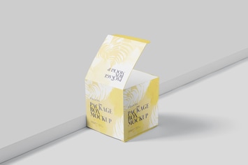 Package Box Mock-Up Set - Square