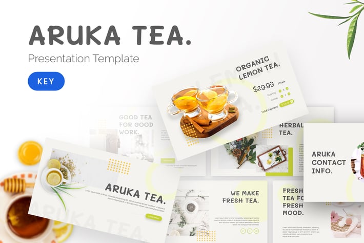 Aruka Tea - Keynote Template