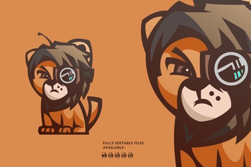 Lion Cartoon Illustration