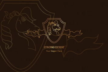 Strong Horse Logo Template