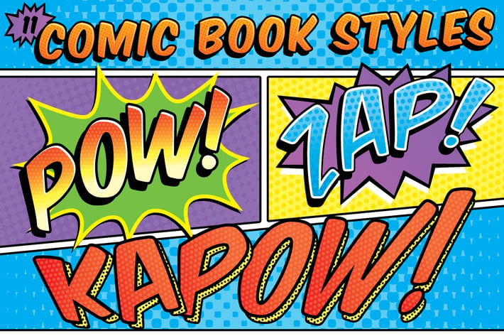 Comic Book Text Styles