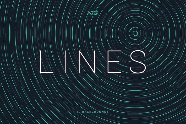 Lines | Abstract Colorful Twirl Backgrounds