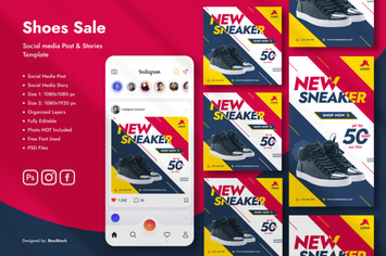 Sneaker Social Media Template