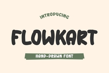 Flowkart - Handdrawn Font