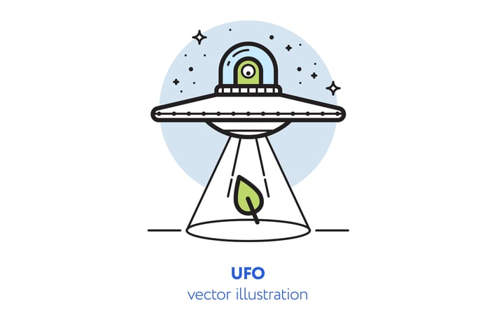 UFO vector illustration