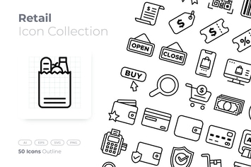 Retail Outline Icon