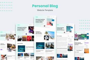 Personal Blog Website Template