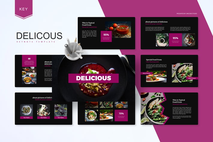 Delicious -  Keynote Template 