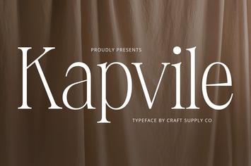 Kapvile – Elegant Font