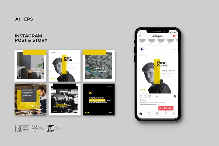 Minimalist Business Instagram Template
