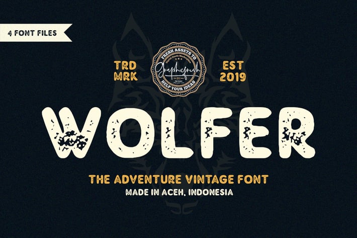 Wolfer | The Adventure Vintage Font