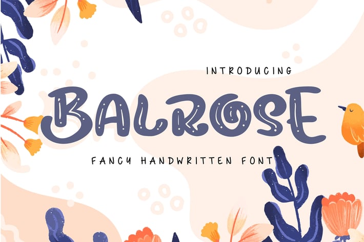  Balrose | Fancy Handwritten Font