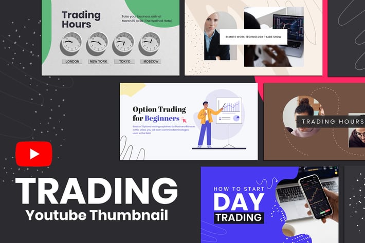 Trading YouTube Thumbnail Template