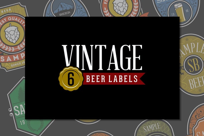 Twicolabs' Vintage Beer Labels