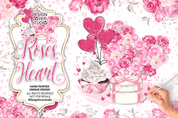 Roses Heart design