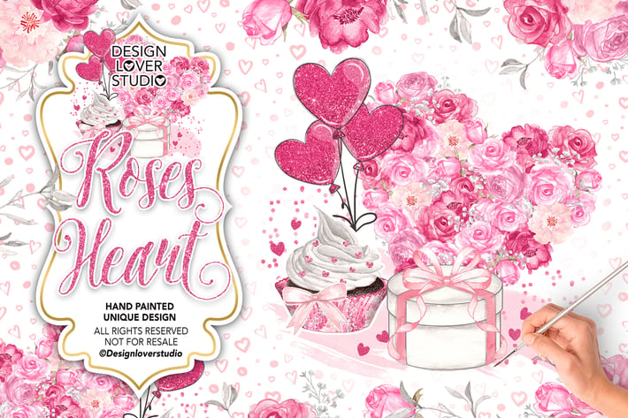 Roses Heart design